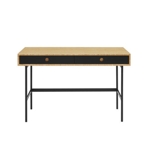 Greenington Santa Cruz Solid Bamboo Writing Desk with Drawers Modern Home Office Workspace GSC0008WH