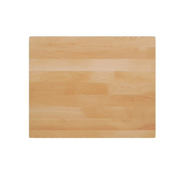 English Elm Bennett Solid Wood Commercial Tabletop with Durable Cast Iron X-Base for Restaurants and Cafés Natural Top/Black Base 30"L x 24"W GSF-REC2430-NAT-T2222-GG