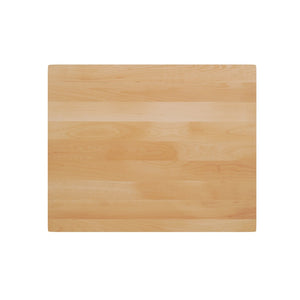 English Elm Bennett Solid Wood Commercial Indoor Tabletop with Vintage Cast Iron Base for Dining Spaces Natural Top/Silver Base 30"L x 24"W GSF-REC2430-NAT-TR18S-GG