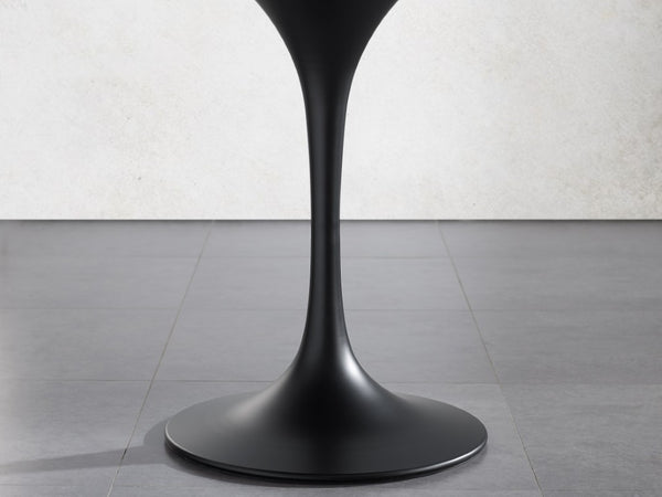 Greenington Soho Solid Bamboo Round Pedestal Dining Table Eco Friendly Modern Bistro Style GSH0001AM