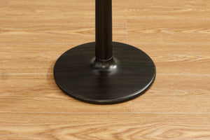 Greenington Sol Solid Moso Bamboo Side Table with Tapered Column and Eco Certified Craftsmanship Caviar GSL0001B