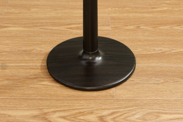 Greenington Sol Solid Moso Bamboo Side Table with Tapered Column and Eco Certified Craftsmanship Caviar GSL0001B