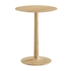 Greenington Sol Solid Bamboo Accent Side Table Sustainable Modern Minimal Living Room Companion Wheat GSL0001WH