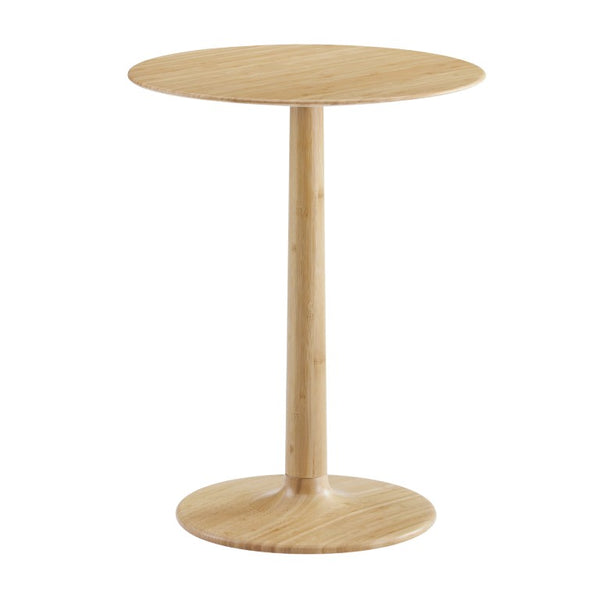 Greenington Sol Solid Bamboo Accent Side Table Sustainable Modern Minimal Living Room Companion Wheat GSL0001WH