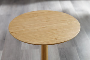 Greenington Sol Solid Bamboo Accent Side Table Sustainable Modern Minimal Living Room Companion Wheat GSL0001WH