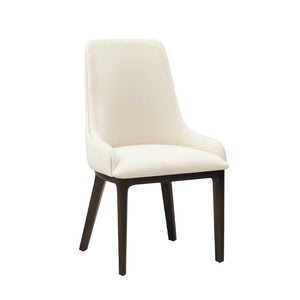 Greenington Sofie Upholstered Dining Chair Solid Bamboo Frame with Performance Fabric Ergonomic Seat Caviar GSO004B