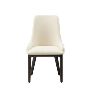 Greenington Sofie Upholstered Dining Chair Solid Bamboo Frame with Performance Fabric Ergonomic Seat Caviar GSO004B