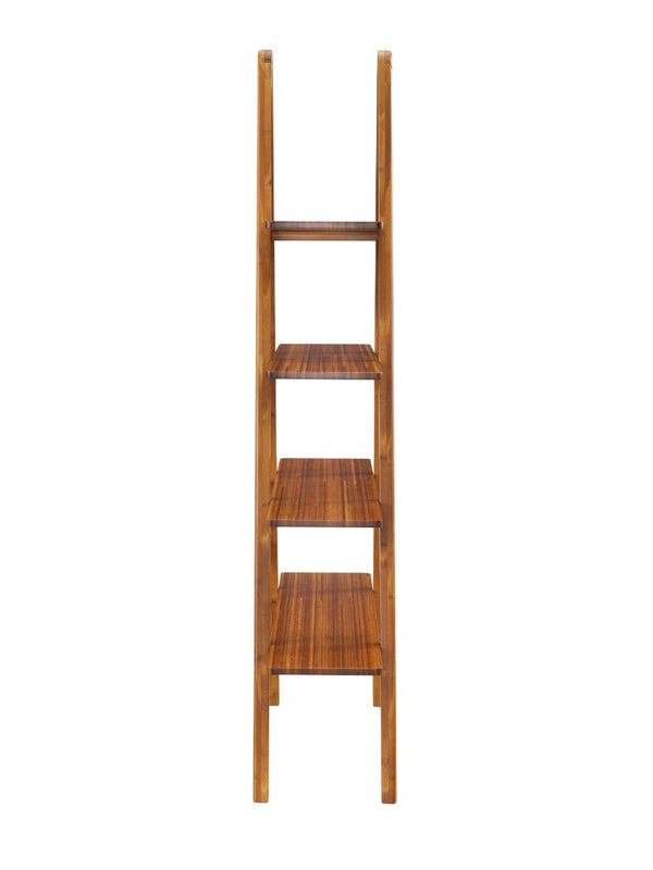 Greenington Studio Plus Solid Bamboo Bookcase Eco Friendly Open Shelving for Modern Home Office Amber GSP001AM