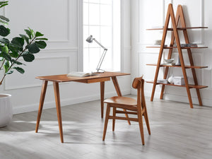 Greenington Studio Plus Solid Bamboo Bookcase Eco Friendly Open Shelving for Modern Home Office Amber GSP001AM