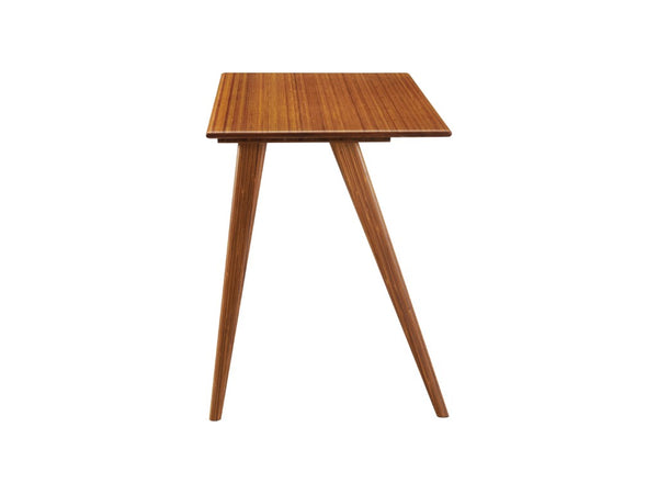 Greenington Studio Plus Solid Bamboo Writing Desk Mid-century Tapered Legs Eco Home Office GSP002AM