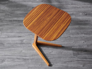 Greenington Thyme Solid Bamboo Side Table Mid-century Minimalist Eco Friendly Living Room Accent Amber GST002AM