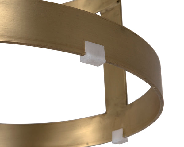 Dior Iron Stool with Linen Seat and Sculptural Layered Ring Base for Kitchen or Home Bar