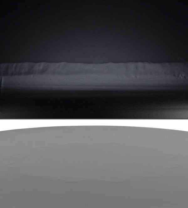 Papillon Handcrafted Iron Accent Stool with Matte Black Finish for Modern Interiors