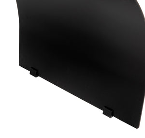 Papillon Handcrafted Iron Accent Stool with Matte Black Finish for Modern Interiors