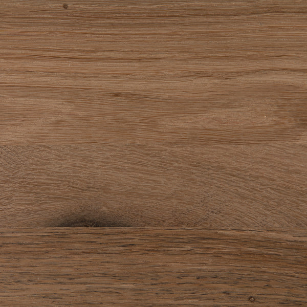 Hook Iron Frame and Solid White Oak Seat Stool for Kitchen Islands and Counter Seating