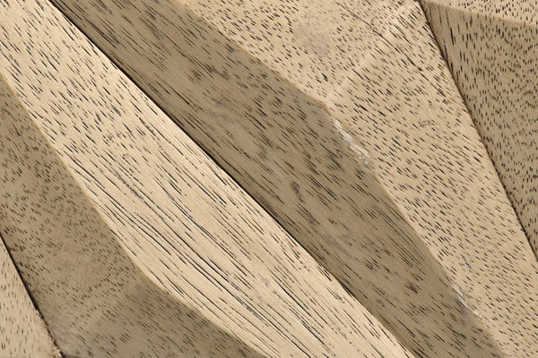 Noir Douglas Handcrafted Coffee Table in Bleached Walnut - Sculptural Design for Modern Living Spaces GTAB1019BW