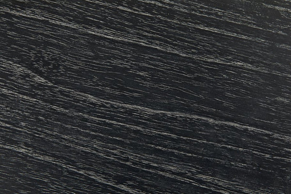 Noir Joel Coffee Table - Elegant Solid Mahogany Design with Rounded Edges for Modern Living Spaces Cinder Black GTAB1042CB