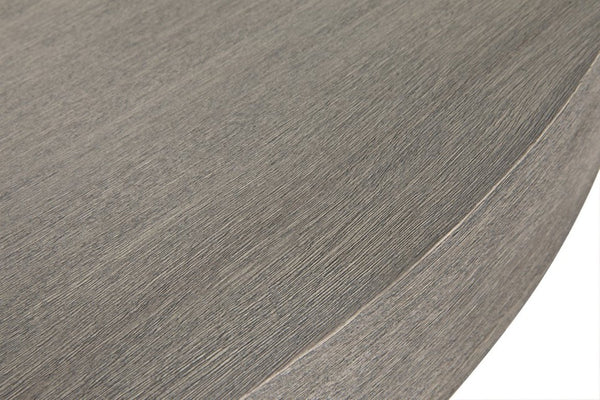 Noir Joel Coffee Table - Elegant Solid Mahogany Design with Rounded Edges for Modern Living Spaces Distressed Grey GTAB1042DGR