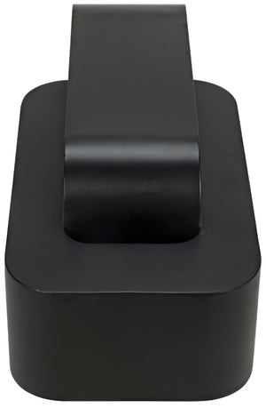 Noir Nodum Accent Table - Hand-Forged Black Iron Design, Industrial Style for Modern Interiors & Decor GTAB1078MTB