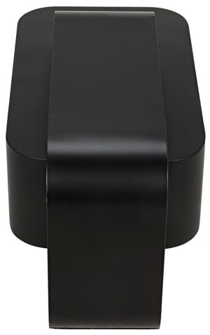 Noir Nodum Accent Table - Hand-Forged Black Iron Design, Industrial Style for Modern Interiors & Decor GTAB1078MTB