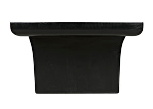 Noir Ward Coffee Table - Nautical-Inspired Modern Design in Solid Mahogany for Timeless Living Spaces Hand Rubbed Black GTAB1079HB