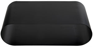 Noir Hera Coffee Table - Stylish Matte Black Iron, Handcrafted Minimalist Design for Modern Interiors GTAB1081MTB