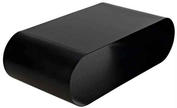 Noir Hera Coffee Table - Stylish Matte Black Iron, Handcrafted Minimalist Design for Modern Interiors GTAB1081MTB