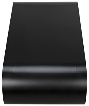 Noir Hera Coffee Table - Stylish Matte Black Iron, Handcrafted Minimalist Design for Modern Interiors GTAB1081MTB