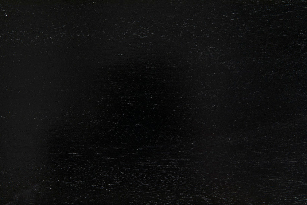 Noir Drop Coffee Table - Sculptural Elegance in Hand-Rubbed Black Finish with Unique Droplet Legs GTAB1086HB