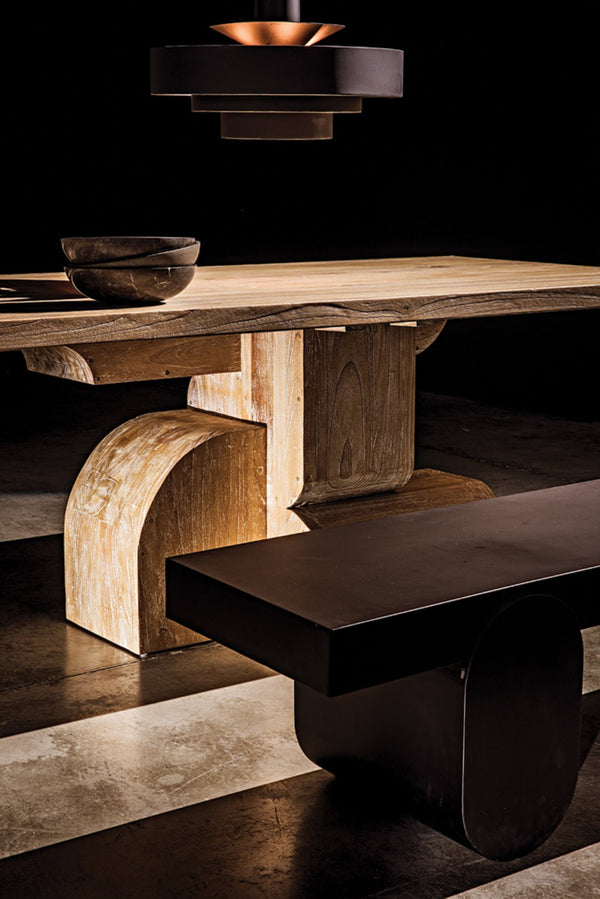 Noir Evora Coffee Table - Modern Matte Black Metal with Sculptural Curved Legs for Stylish Living Rooms GTAB1108MTB