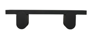 Noir Evora Coffee Table - Modern Matte Black Metal with Sculptural Curved Legs for Stylish Living Rooms GTAB1108MTB