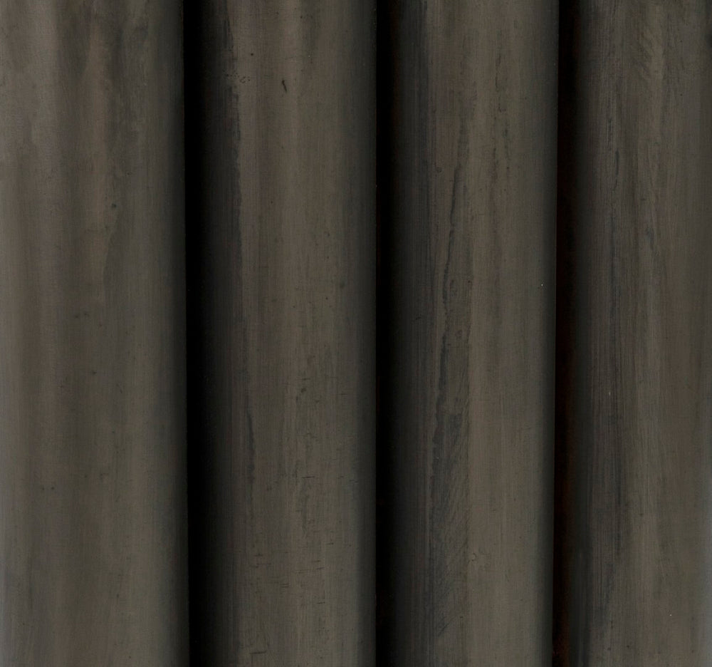 Noir Organum Coffee Table – Sculptural Gun Metal Design with Glass Top for Modern Living Spaces GTAB1111GM