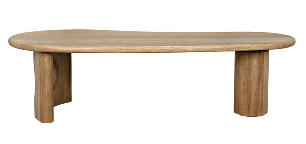 Noir Harvey Coffee Table - Handcrafted Washed Walnut with Minimalist Design for Modern & Traditional Spaces GTAB1124WAW