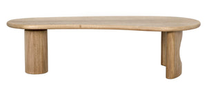 Noir Harvey Coffee Table - Handcrafted Washed Walnut with Minimalist Design for Modern & Traditional Spaces GTAB1124WAW