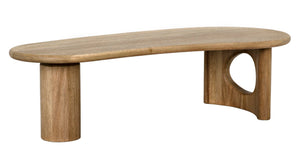 Noir Harvey Coffee Table - Handcrafted Washed Walnut with Minimalist Design for Modern & Traditional Spaces GTAB1124WAW