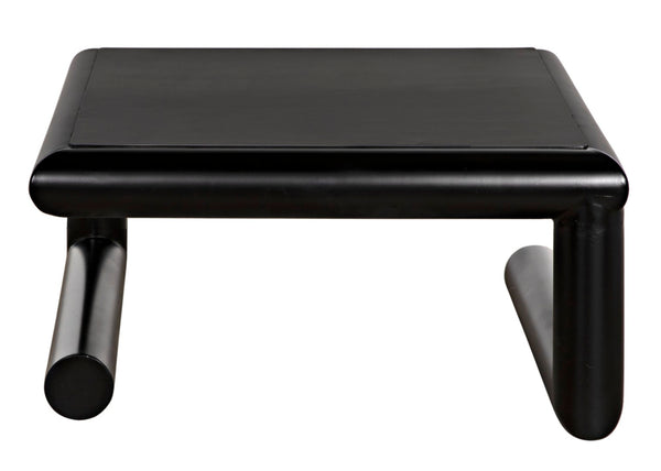 Noir Emerson Coffee Table – Modern Industrial Design with Durable Iron Frame & Matte Black Finish for Living Spaces GTAB1127MTB