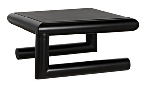 Noir Emerson Coffee Table – Modern Industrial Design with Durable Iron Frame & Matte Black Finish for Living Spaces GTAB1127MTB