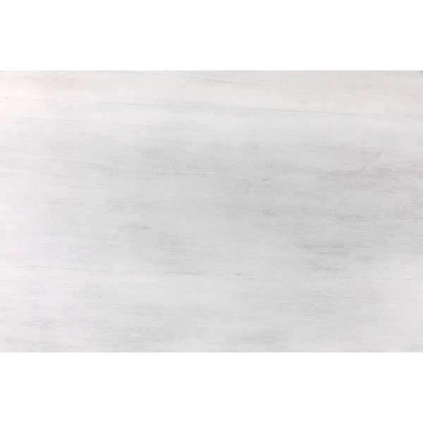 Noir Nova Coffee Table - Handcrafted Mahogany with White Wash Finish, Coastal Charm for Elegant Living Spaces GTAB1138WH