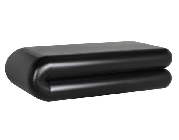 Noir Flexum Coffee Table - Sleek Industrial Design, Durable Matte Black Finish, Perfect for Modern Interiors GTAB1141MTB