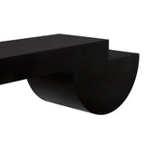 Leeroy Coffee Table / Bench GTAB1143MTB Matte Black Noir