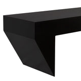 Leeroy Coffee Table / Bench GTAB1143MTB Matte Black Noir