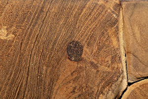 Noir Vert Coffee Table - Handcrafted Solid Teak Centerpiece with Unique Swirls for Modern Living Spaces GTAB174