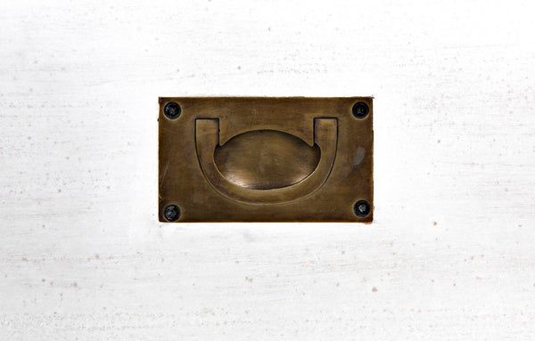 Noir 2-Drawer Side Table with Sliding Tray - Hand-Carved Mahogany, White Wash, Elegant Storage Solution GTAB243WH