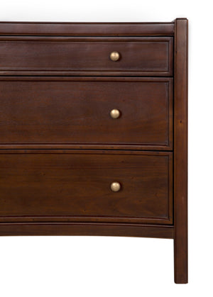 Noir Hampton Side Table - Timeless Elegance with Smart Storage and Handcrafted Mahogany Design Accents Hand Rubbed Brown GTAB245HBR