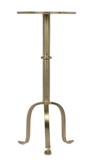 Noir Tini Side Table - Charming Victorian-Inspired Design with Curved Legs for Modern Spaces and Style Antique Brass GTAB303MB