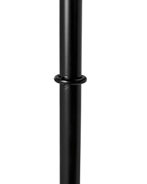 Noir Tini Side Table - Charming Victorian-Inspired Design with Curved Legs for Modern Spaces and Style Matte Black GTAB303MTB