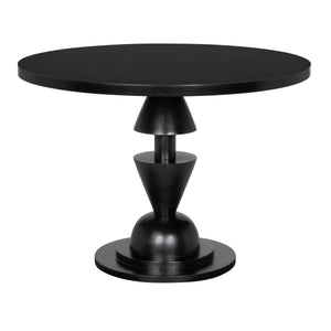 Varick Table GTAB5001HB Hand Rubbed Black Noir