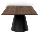 Mason Table GTAB5002MTB Dark Walnut and Matte Black Noir