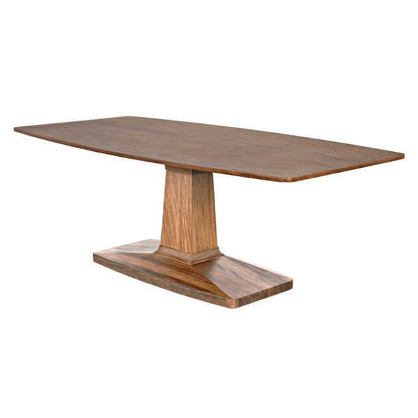 Noir Travis Table - Timeless Solid Walnut Design for Dining Rooms and Entertaining Spaces, Seats 6-8 Dark Walnut GTAB540DW
