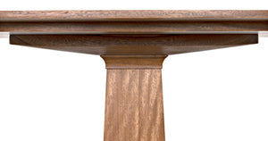 Noir Travis Table - Timeless Solid Walnut Design for Dining Rooms and Entertaining Spaces, Seats 6-8 Dark Walnut GTAB540DW